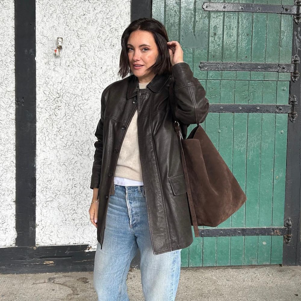 Arket’s Sleek Suede Tote Has Already Sold Out Once—Don’t Expect It to Hang Around