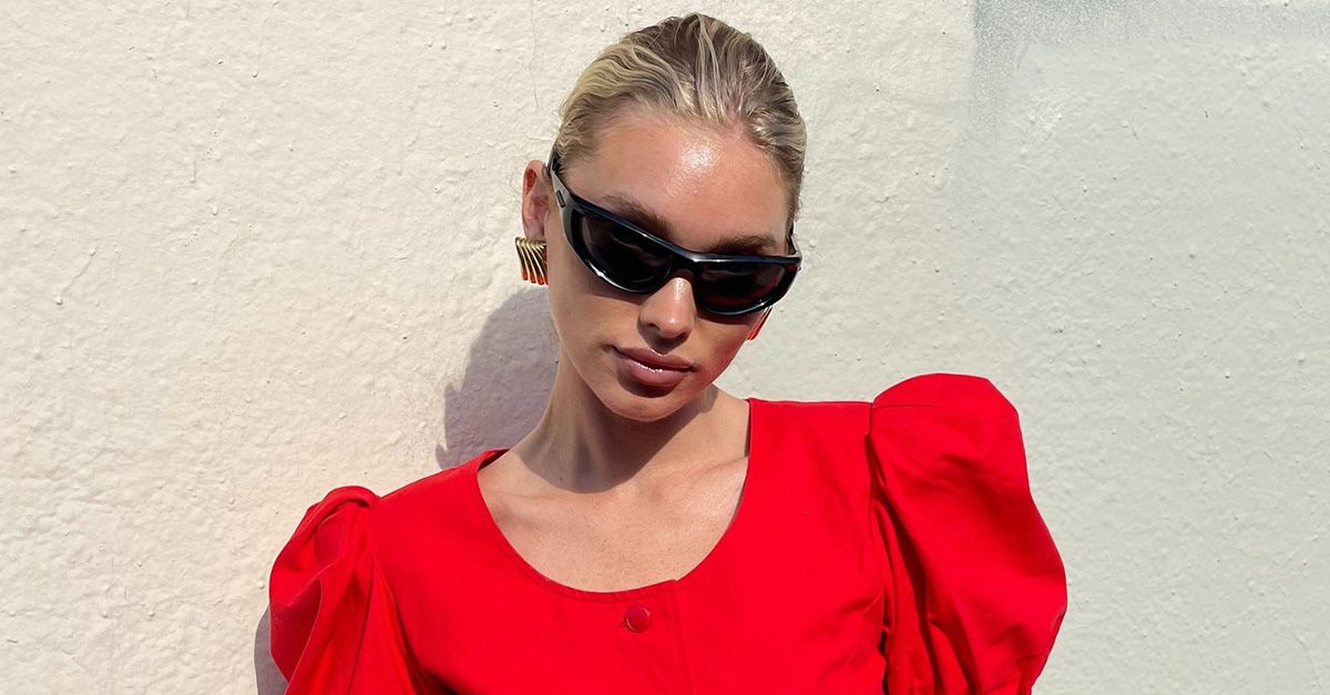 Elsa Hosk Just Wore the “Outdated” Top Trend That’s Runway-Approved