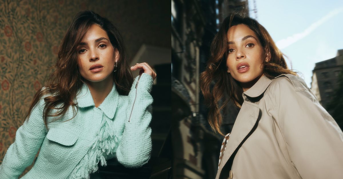 Fall Is Coming, and Adria Arjona's Bronzed, Windswept Beauty Vibe Will Be My Ultimate Uniform