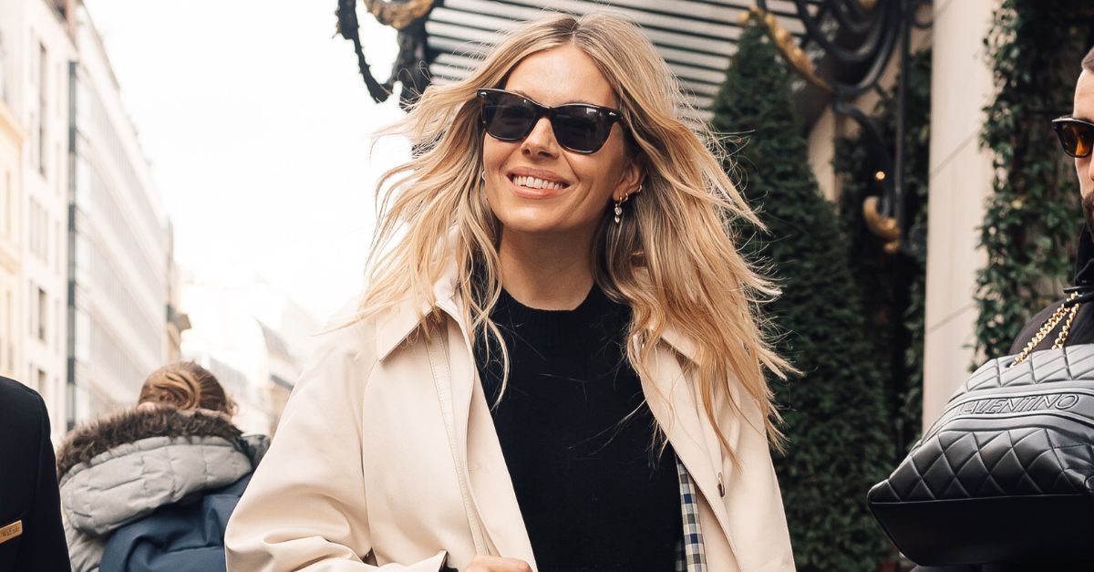 The Trench Coat That Sienna Miller and French Women Love Is Finally Back in Stock