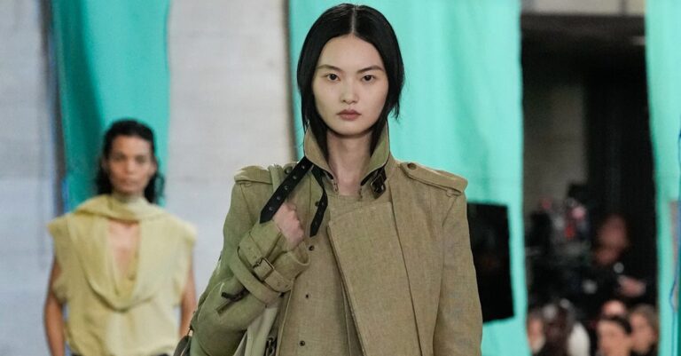 The Burberry S/S 25 Show Embraces Artful Embellishment and Utilitarian Workwear