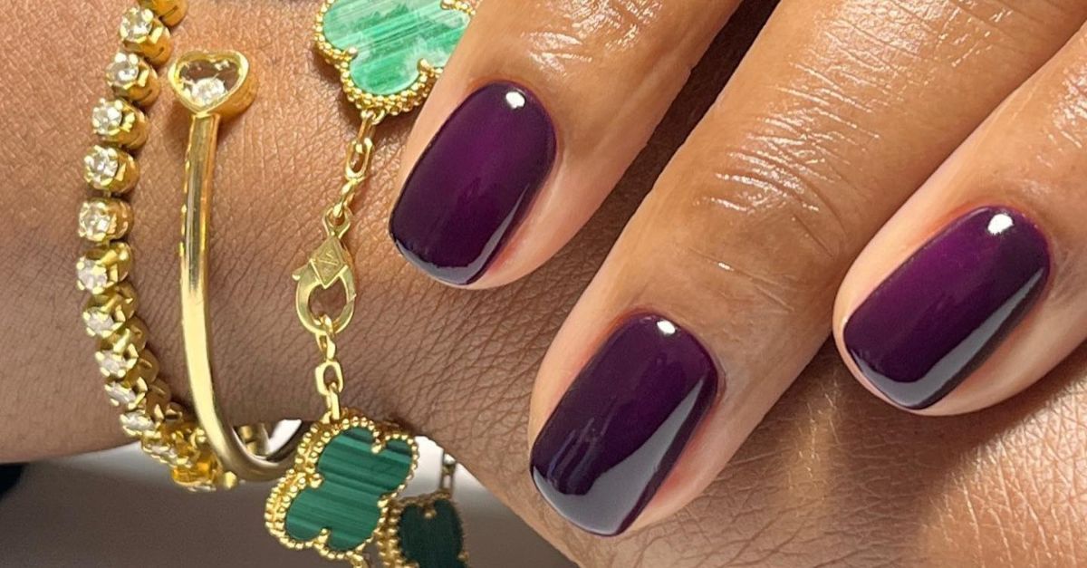 If You Thought Burgundy Nails Were Chic, Wait Until You See Winter's Newest Manicure Trend