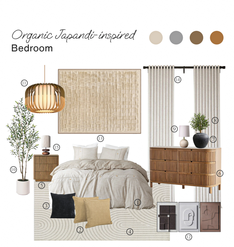 Organic Japandi inspired Bedroom Final