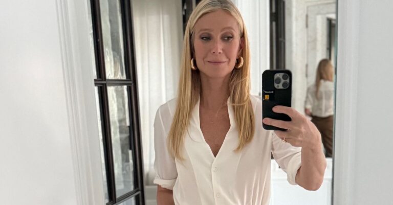 Gwyneth Paltrow Just Wore the Classic Trouser Trend That French Women Live in Every Winter