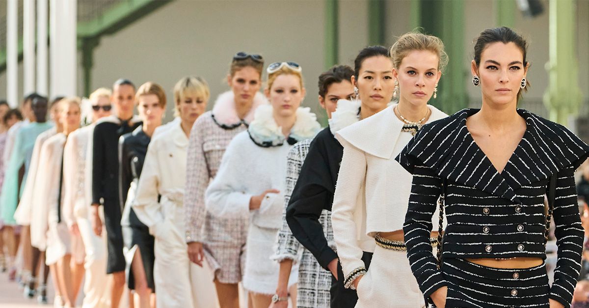 Tweed, Chiffon, and Riley Keough on a Swing in the Grand Palais: This Is S/S 25 Chanel