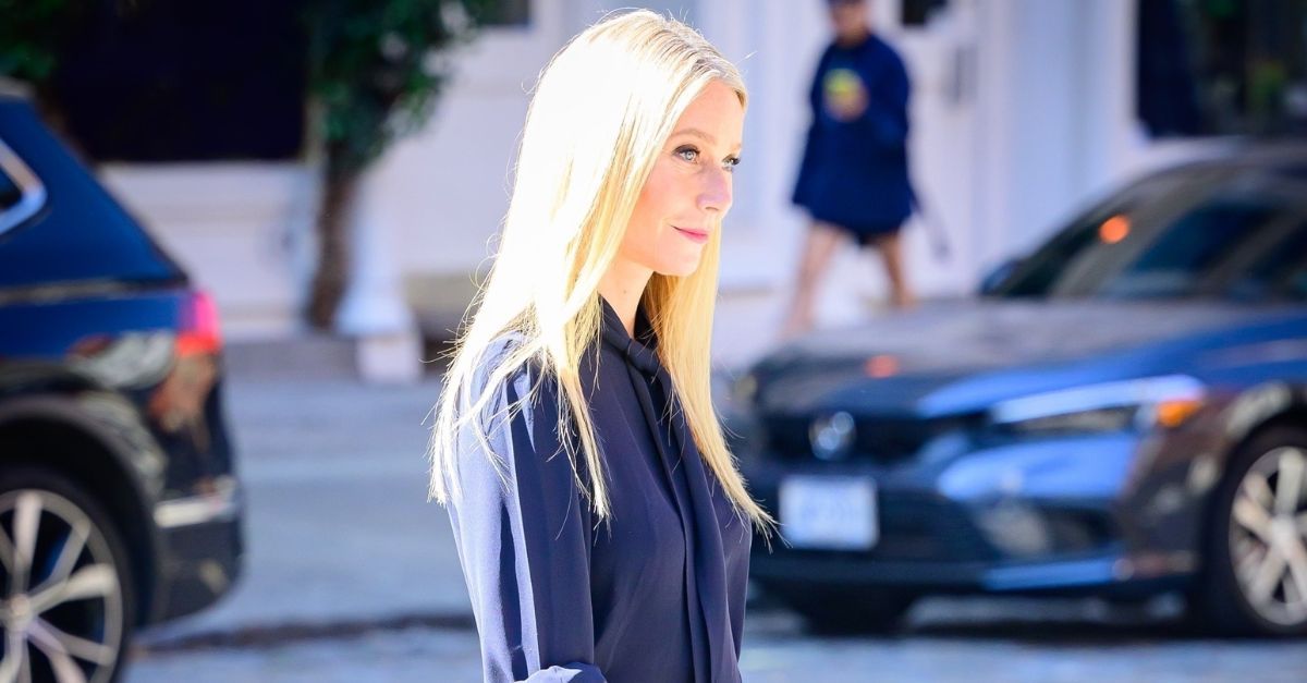 Gwyneth Paltrow Just Wore the Season's Biggest Skirt Trend With Winter's Most Classic Flat Shoe