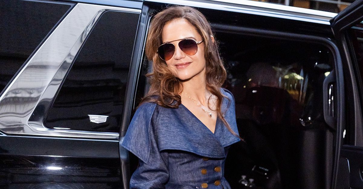 I Didn't Think Leggings With Heels Was My Thing Until I Saw How Katie Holmes Just Wore Them