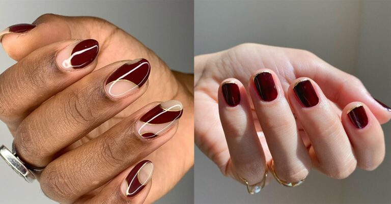 This Rich-Looking Colour Combination Is Taking Over Our Party-Season Manicures