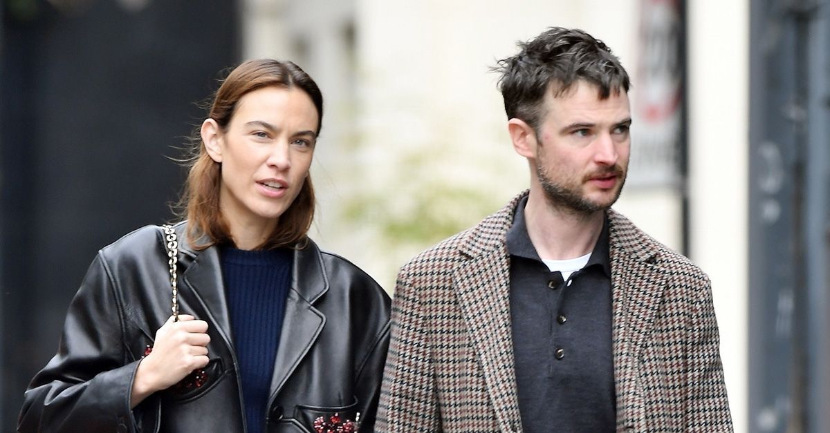 Alexa Chung Is Pressing Pause on Basic Leather Ballet Flats for This Trendier Style