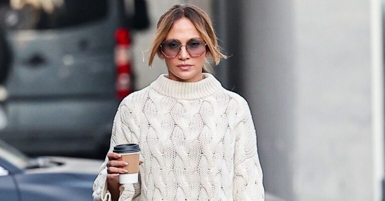 Jennifer Lopez Just Wore the Classic Jumper Fashion People Wear When They’re Bored of Cardigans