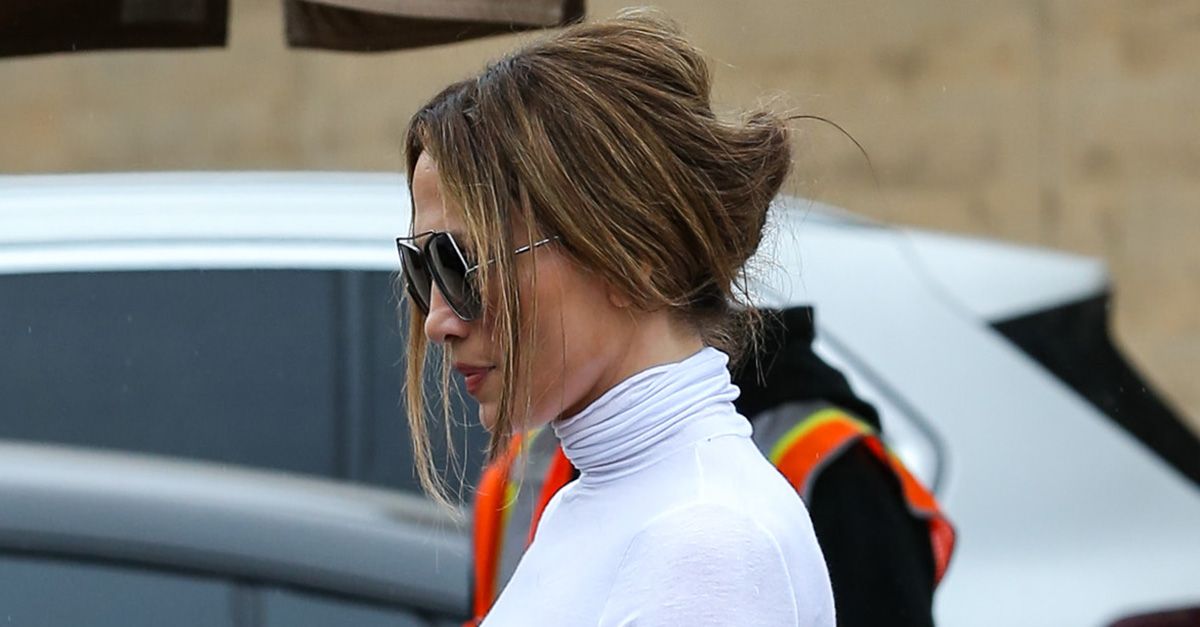 J.Lo Just Wore the Pants Trend London Women Wear Instead of Skinny Jeans