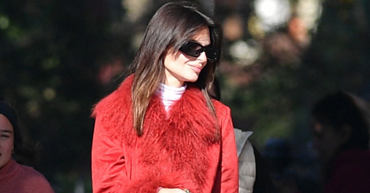 EmRata Just Wore the Vintage-Looking Coat Trend That Stylish Londoners Want This Winter