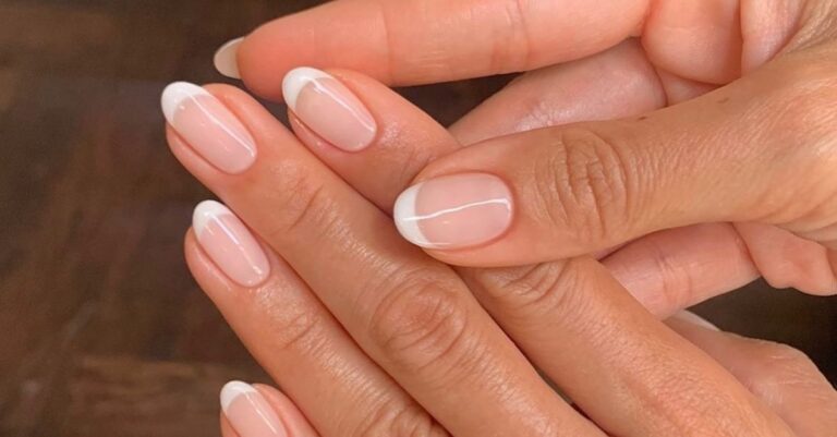 This Elegant Manicure Combines Two of the Classiest Nail Trends of All Time