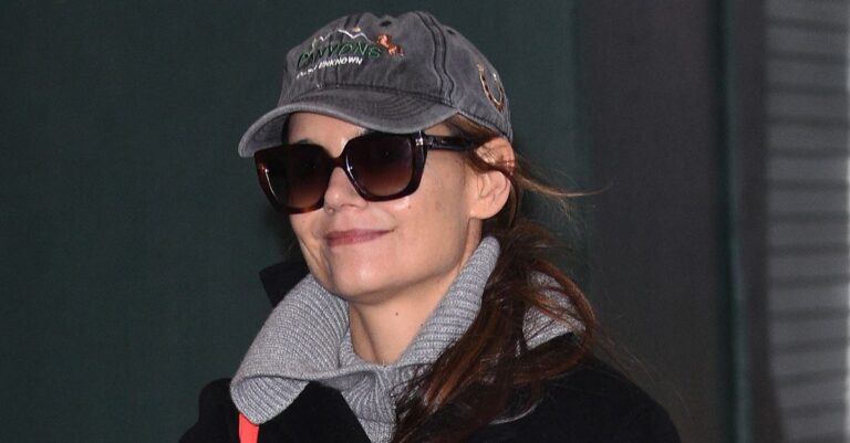 Sorry to My Beige Coats, But Katie Holmes Just Convinced Me to Prioritize This Color Instead