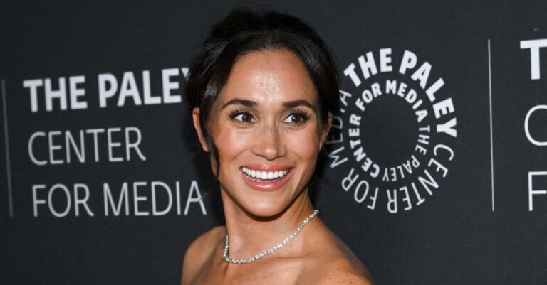 Meghan Markle Just Wore a Backless Dress for a Rare Red Carpet Appearance in Beverly Hills