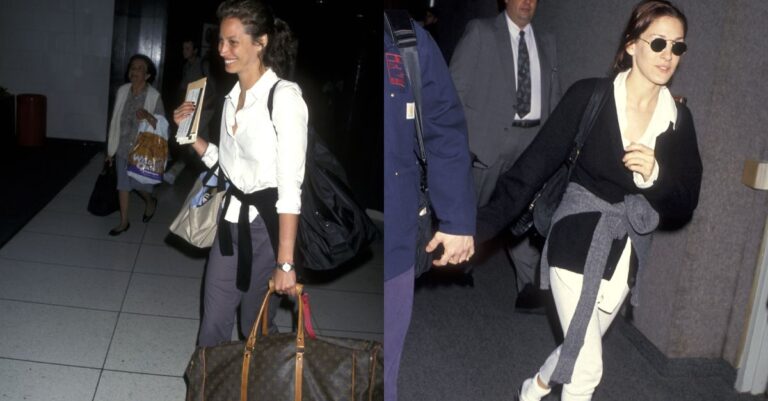 Everyone Is Wearing the Airport Uniform That Has Been Cool Since Celebs Wore It in the '90s