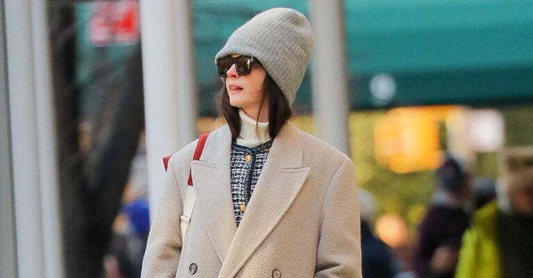 Anne Hathaway's Outfit Made Me Place a J.Crew Order For This Elegant Bestseller Immediately