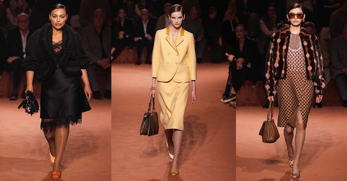 Fendi Is Proof That Nonna-Core Style Is The Glamorous Cousin to Understated Minimalism