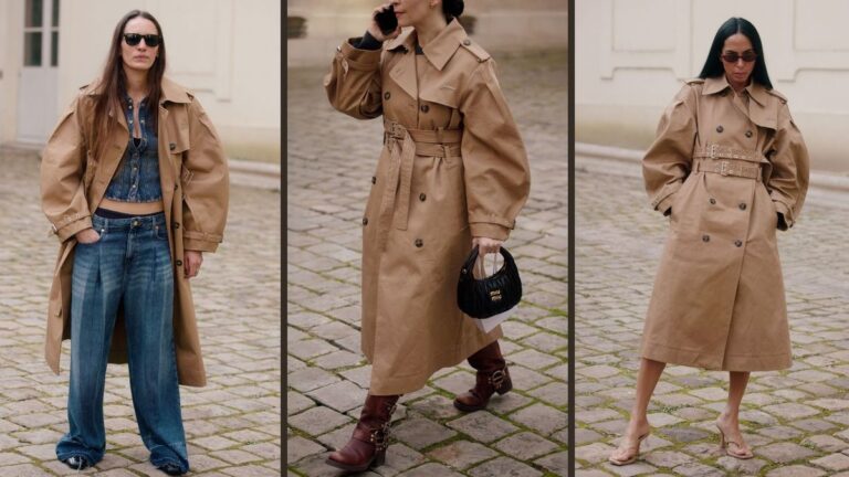 I've Noticed That Fashion People In Paris Can't Stop Wearing This Chic Trench Coat